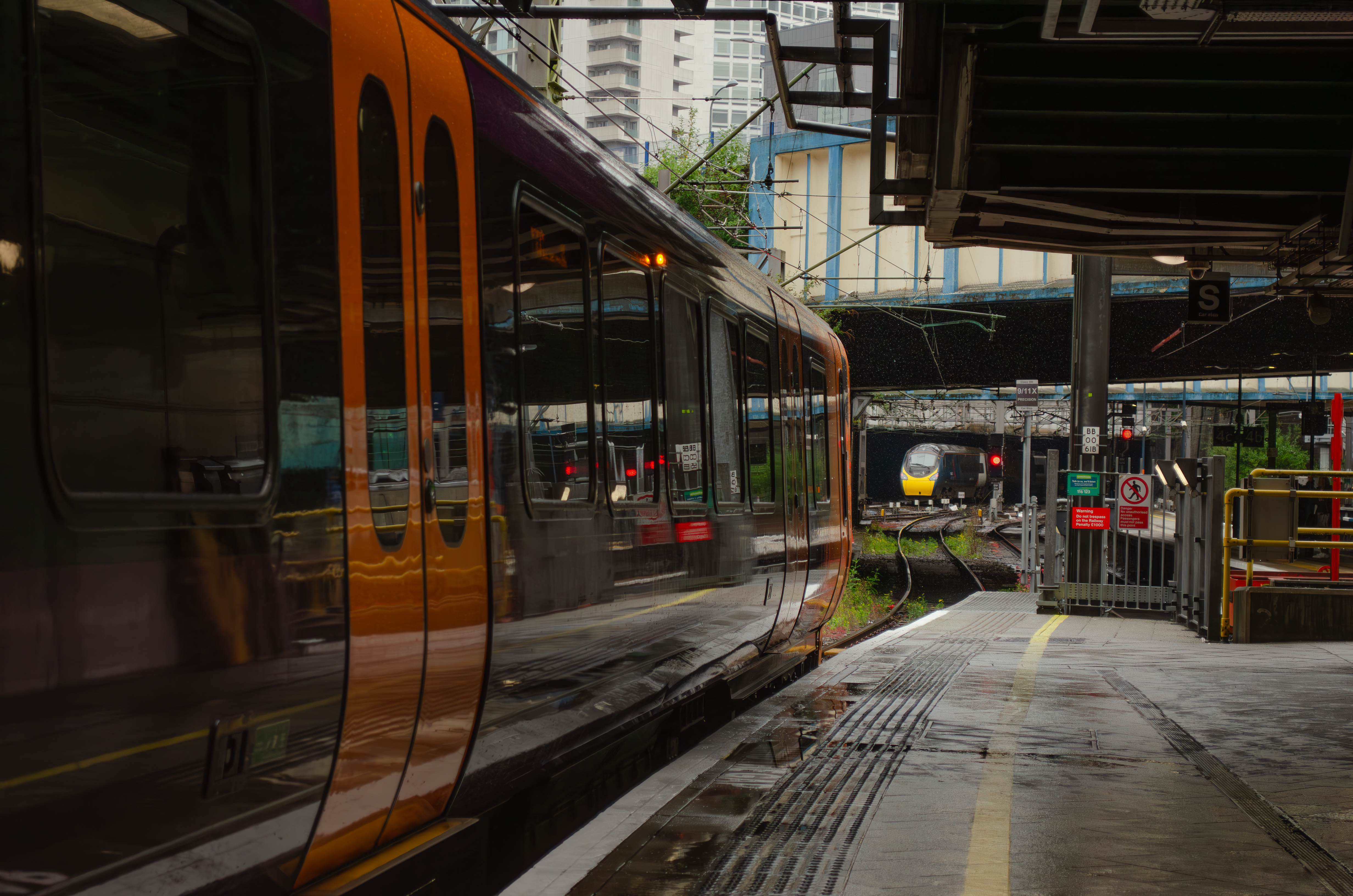 WMR Class 730 waits to leave Birmingham New Street.