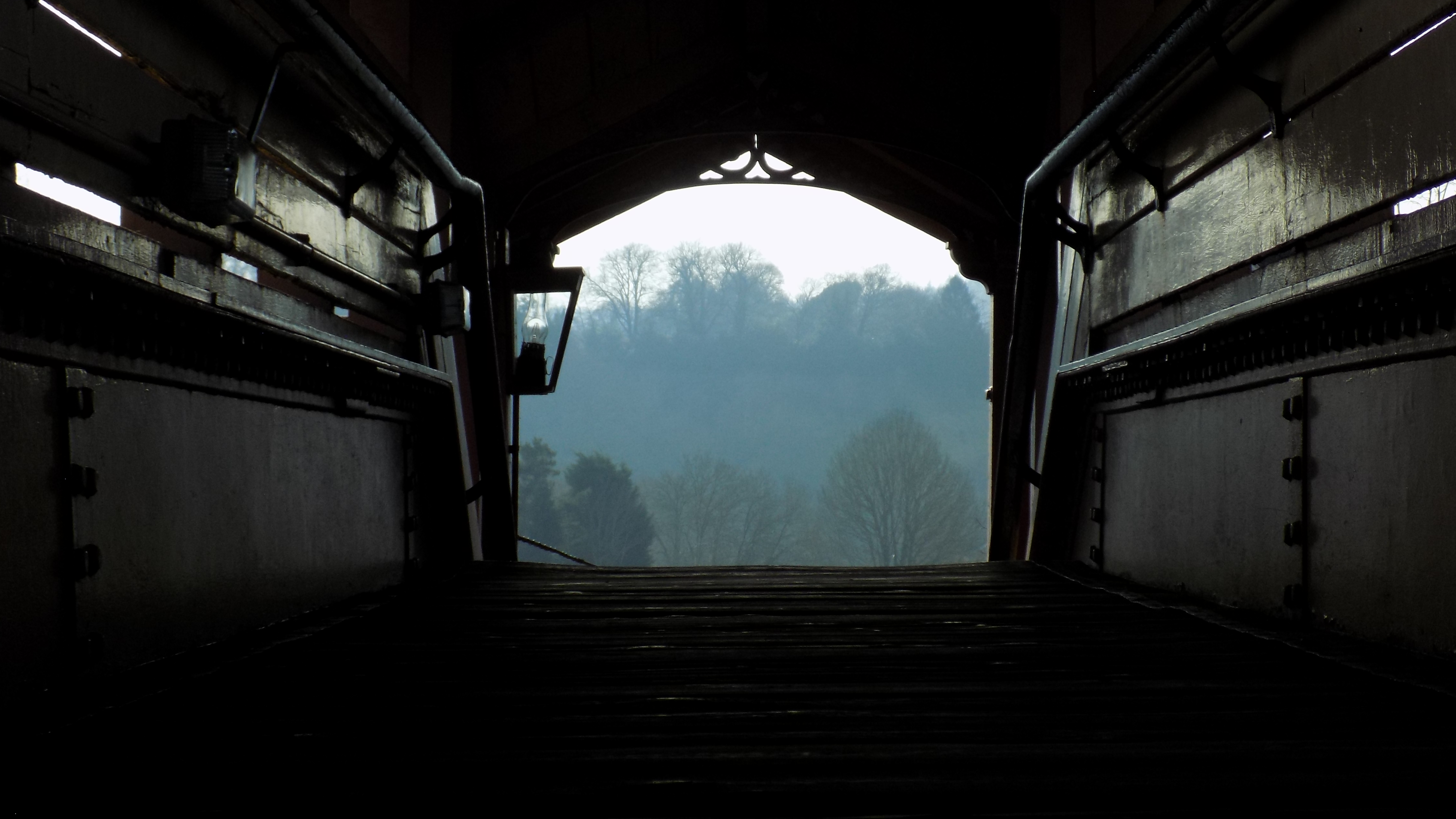Bewdley Footbridge, looking towards the town