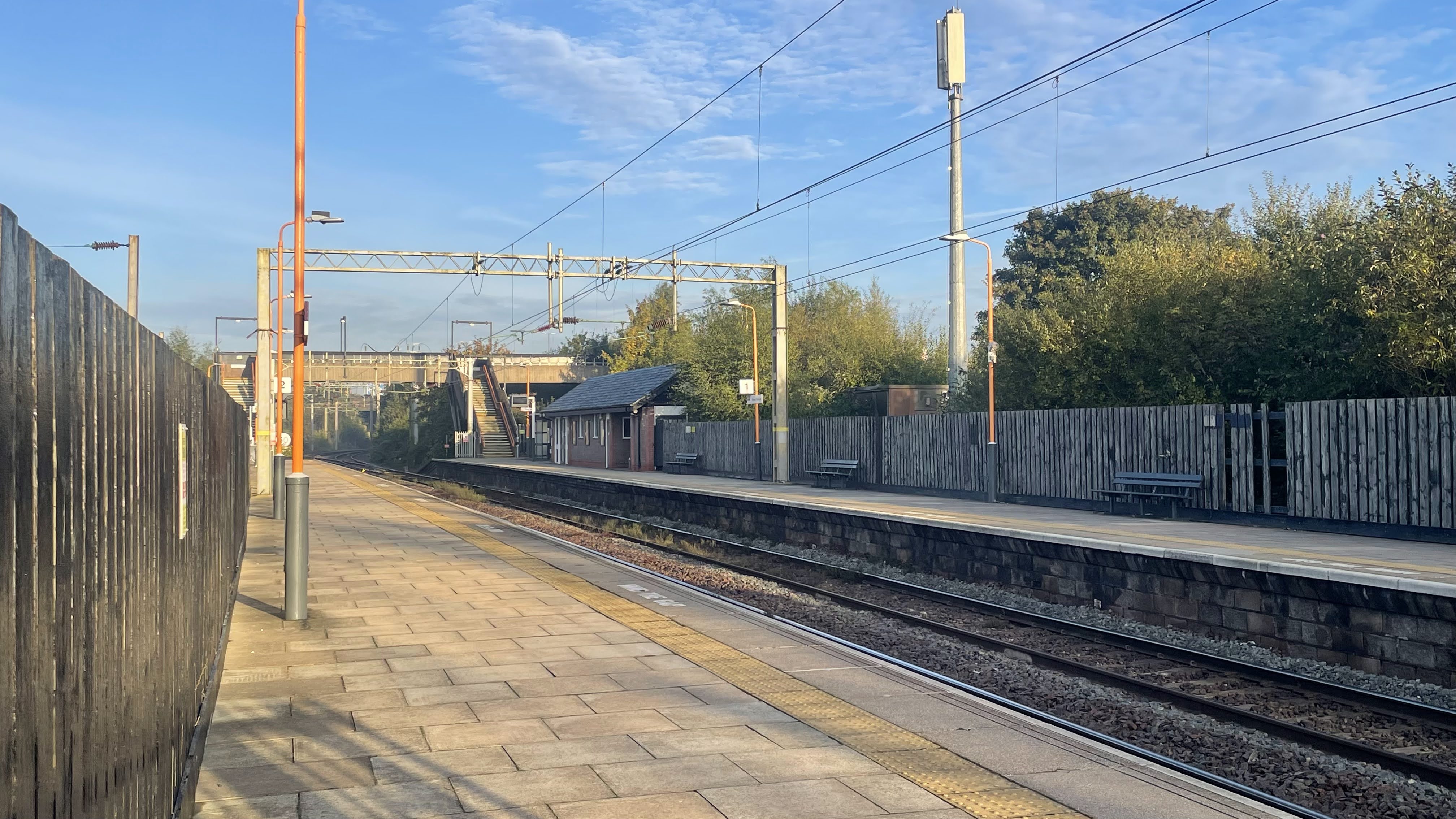 Bescot Stadium in the very early morning